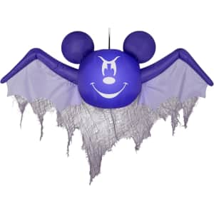 Gemmy x Disney 4-1/2-Foot Airblown Inflatable Hanging Mickey Mouse Bat: $23.99