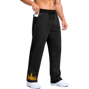 Soothfeel Men's Fleece Lined Sweatpants: $19.94 Soothfeel Men's Fleece Lined Sweatpants: $19.94