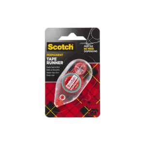 Scotch Double Sided Permanent Tape Runner: $3.29