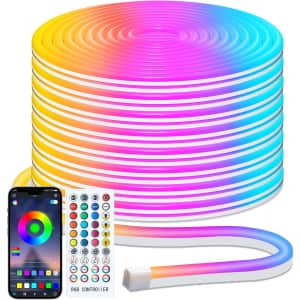 Minetom 33-Foot RGB LED Neon Rope Light: $13 w/ Prime