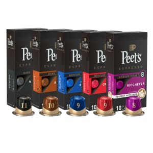 Peet's Espresso Capsules 50-Count Variety Pack: $24 via Sub & Save