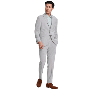 Kenneth Cole Reaction Men's Slim-Fit Mini-Houndstooth Suit: $79.99