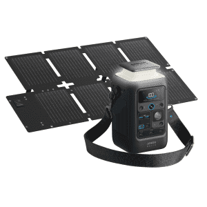 Anker Solix C300X 288Wh Portable Power Station w/ 60W Solar Panel: $236.99