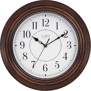 La Crosse Technology 12" Evelyn Quartz Wall Clock: $17 La Crosse Technology 12" Evelyn Quartz Wall Clock: $17