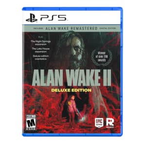 Alan Wake 2 Deluxe Edition for PS5: $50