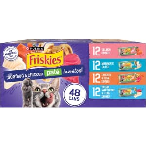 Purina Friskies Pate Wet Cat Food 48-Pack: $22 w/ Sub & Save