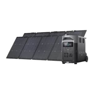 Certified Refurb EcoFlow Delta Pro 3,600Wh Power Station + Two 220W Solar Panels: $1,199