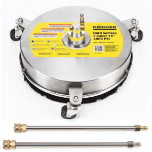 Karcher 15" Pressure Washer Surface Cleaner with 2 Extensions Wands: $99