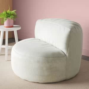 Open-Box Corduroy Memory Foam Bean Bag Chair: $35 Open-Box Corduroy Memory Foam Bean Bag Chair: $35