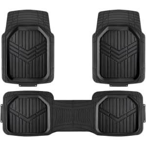 Amazon Basics 3-Piece All-Weather Heavy Duty Universal Fit Floor Mats: $28 w/ Prime