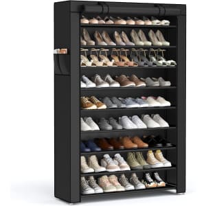 Songmics 9-Tier Shoe Organizer Rack: $31