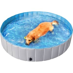 Yaheetech Foldable Dog Pool 63 x 12 Inches: $19.87