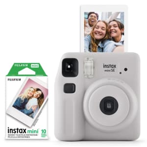 Fujifilm Instax Mini SE Instant Camera w/ 10-Pack of Film: $57