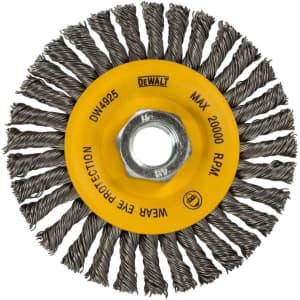 DeWalt 4x5/8-11 Wire Wheel: $7.40 w/ Prime
