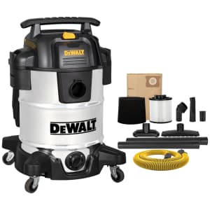 DeWalt 10-Gallon 6.5 HP Corded Wet/Dry Shop Vacuum w/ Accessories: $149