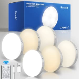 Homelist Night Light 6-Pack: $24 w/ Prime Homelist Night Light 6-Pack: $24 w/ Prime