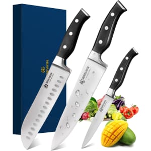 Brewin Professional Kitchen Chef Knife 3-Piece Set: $21