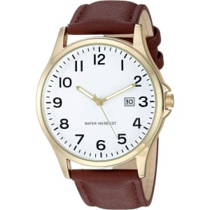 Amazon Essentials Men's Easy to Read Strap Watch: $14 Amazon Essentials Men's Easy to Read Strap Watch: $14