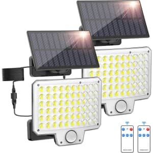 Onforu 240 LED Solar Lights Outdoor 2 Pack: $17 w/ Prime