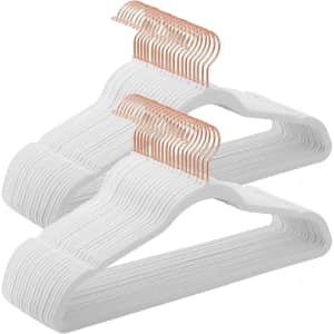 Songmics Velvet Hangers 50-Pack: $24 w/ Prime