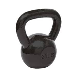 Amazon Basics 20-lb Cast Iron Kettlebell: $24 Amazon Basics 20-lb Cast Iron Kettlebell: $24