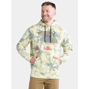 Old Milwaukee Men's Duck Camo Distressed Graphic Hoodie: $9.98