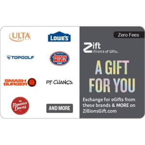 $50 Zift Zillions of Gifts Grey eGift Card at Sam's Club: $45 $50 Zift Zillions of Gifts Grey eGift Card at Sam's Club: $45