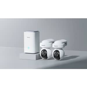 Reolink 5MP WiFi Home Hub Surveillance System + E1 Outdoor Camera 2-Pack: $216.89