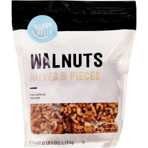 Happy Belly California Walnut Halves and Pieces 40-oz. Bag: $9.97 via Sub & Save