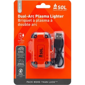S.O.L Survive Outdoors Longer Plasma Dual Arc Lighter: $19 S.O.L Survive Outdoors Longer Plasma Dual Arc Lighter: $19