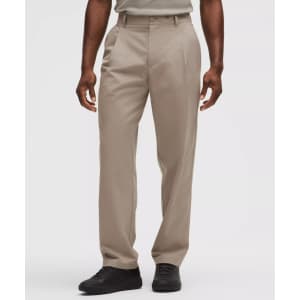 lululemon Men's Woven Classic-Fit Pleated Trouser: $59 lululemon Men's Woven Classic-Fit Pleated Trouser: $59