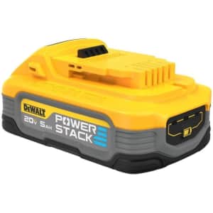 DeWalt XR Powerstack 20V Lithium-ion Battery: $80