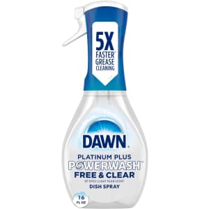 Dawn Powerwash Free & Clear 16-fl oz. Dish Spray: $2.99