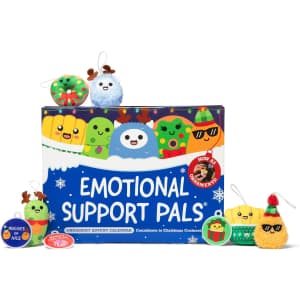 Emotional Support Pals Ornaments Advent Calendar: $21