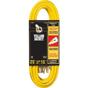 Yellow Jacket 25-Foot SJTW Extension Cord: $18.97