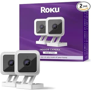 Roku 1080p Indoor Security Camera 2-Pack: $24.99