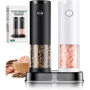 Ioion Electric Salt and Pepper Grinder Set: $12.49 Ioion Electric Salt and Pepper Grinder Set: $12.49