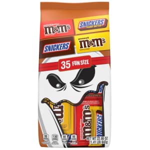 M&Ms and Snickers 35-Piece Candy Bag: $6.53 via Sub & Save M&Ms and Snickers 35-Piece Candy Bag: $6.53 via Sub & Save