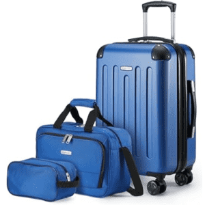 Amazon Basics 3-Piece Luggage Set: $39