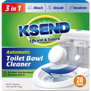 Ksend Toilet Bowl Cleaner Tablet 20-Pack: $4.49 via Sub. & Save