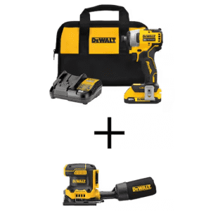 DeWalt ATOMIC 20V MAX Cordless 1/4" Impact Driver w/ DeWalt Finishing Sander: $129 DeWalt ATOMIC 20V MAX Cordless 1/4" Impact Driver w/ DeWalt Finishing Sander: $129