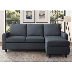 Honbay Convertible Sectional Sofa Couch: $255