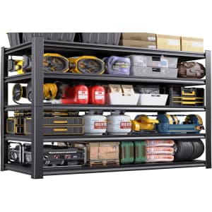 72" 5-Tier Garage Shelving: $128