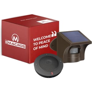 eMacros Solar Driveway Wireless Alarm System: $24.99