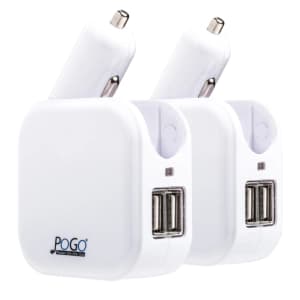 Pogo Power Bin Dual USB Charger 2-Pack: $6 Pogo Power Bin Dual USB Charger 2-Pack: $6