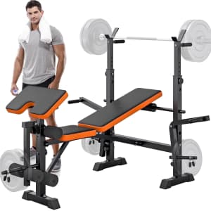 6-in-1 Adjustable Weight Bench: $138 6-in-1 Adjustable Weight Bench: $138