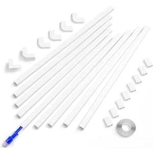 Delamu 142" Single Cord / Cable Cover: $12.79