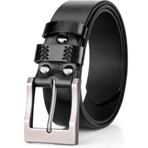 Men's PU Leather Belt: $4.99