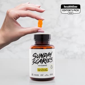 Sunday Scaries Extra Strength 25mg CBD Gummies: $29 w/ Subscribe & Save