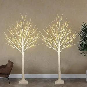 Albelt 4-Foot Outdoor Lighted Birch Trees 2-Pack: $34.99 Albelt 4-Foot Outdoor Lighted Birch Trees 2-Pack: $34.99